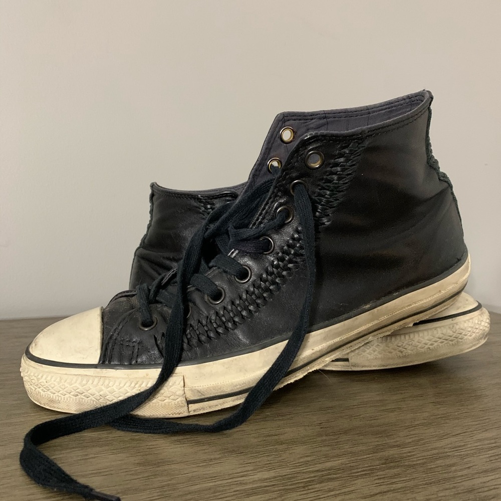 John Varvatos Leather Converse Chuck Taylor